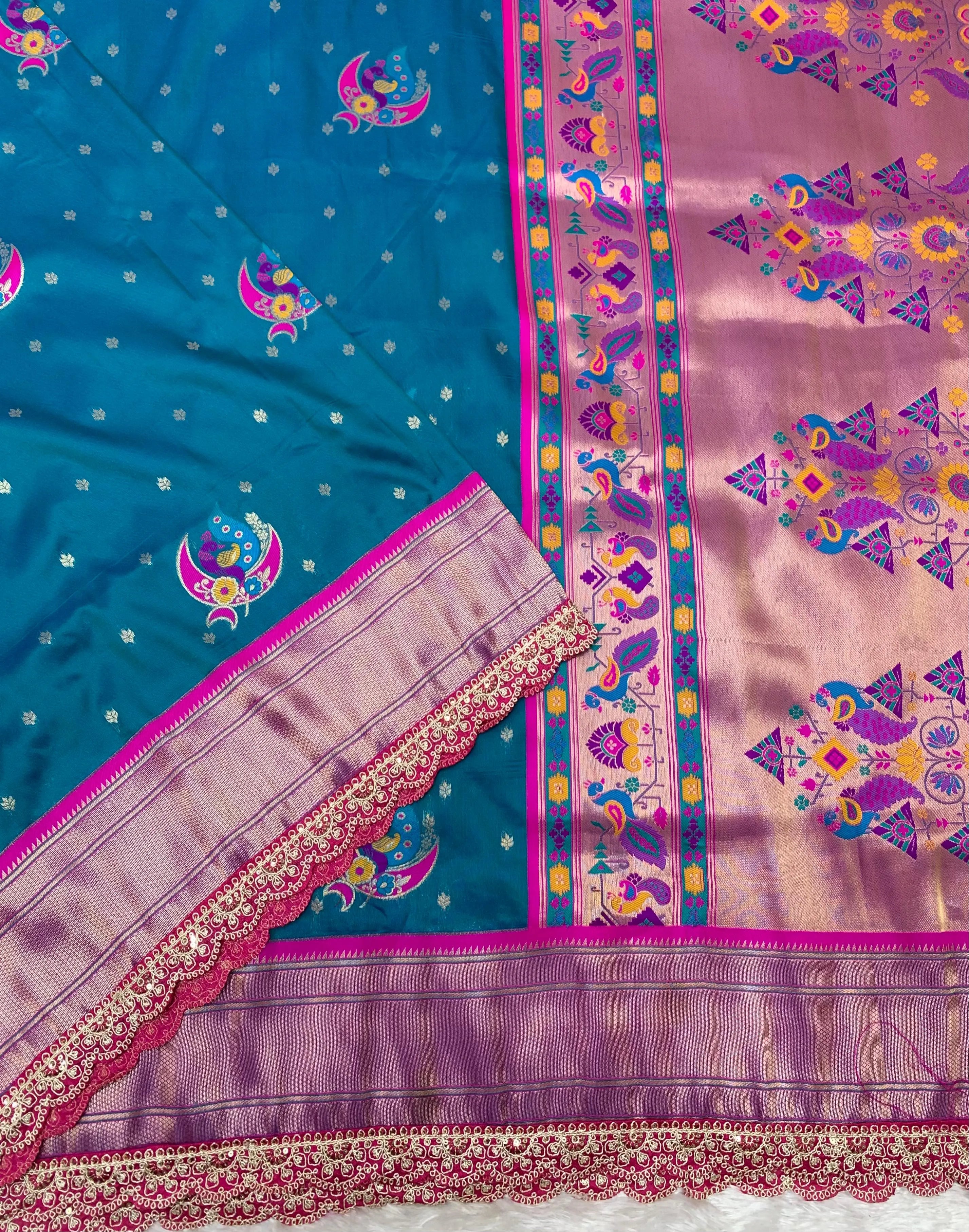 Designer Paithani Saree for Wedding | Premium Bridal Party Wear Saree